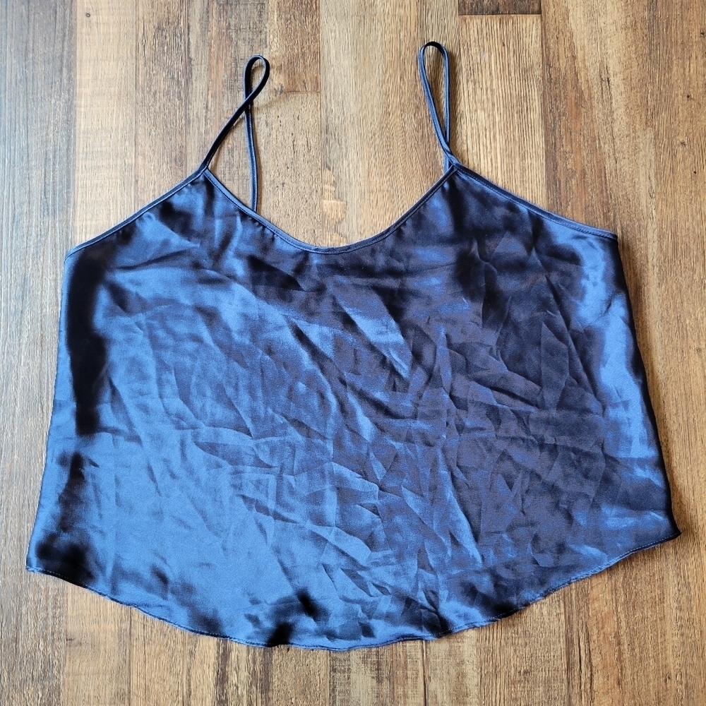 Vintage California Dynasty Dark Blue Silky Camisole